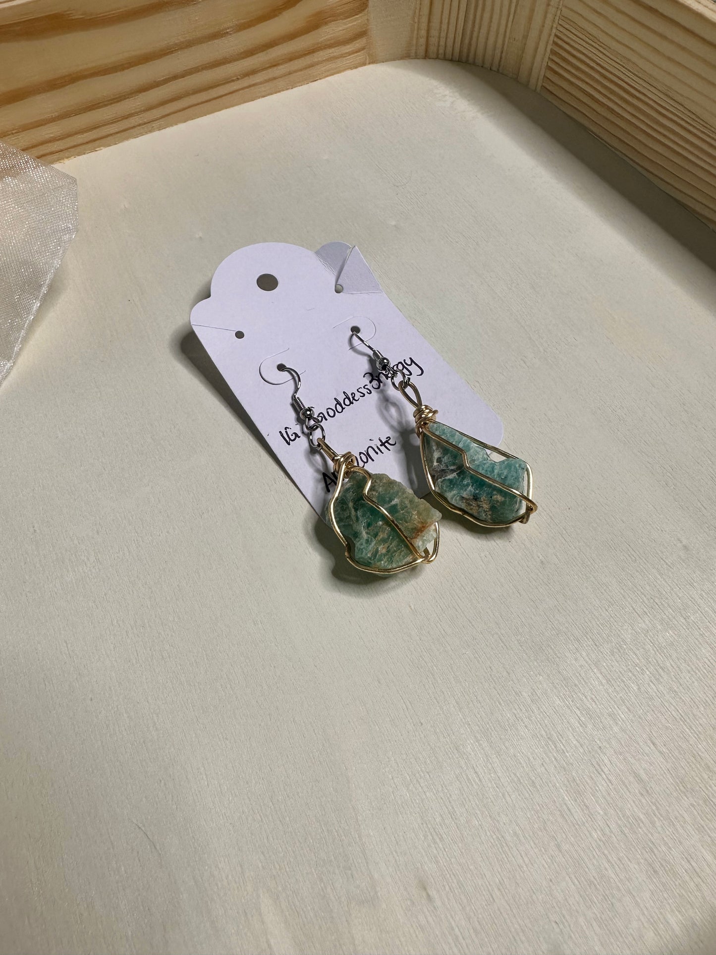 Amazonite earrings